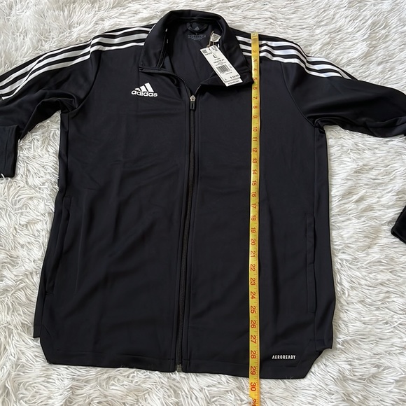 ADIDAS MEN’S TIRO 21 TRACK JACKET in black/white size Large - Picture 8 of 14